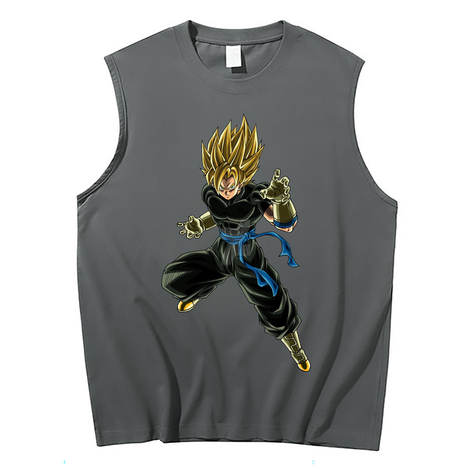 （画像用） ドラゴンボール ベジット DRAGON BALL Vegetto コットン100％タンクトップ（フロントプリント）